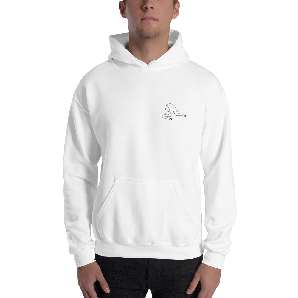 Lundi Hoodie - Black - White