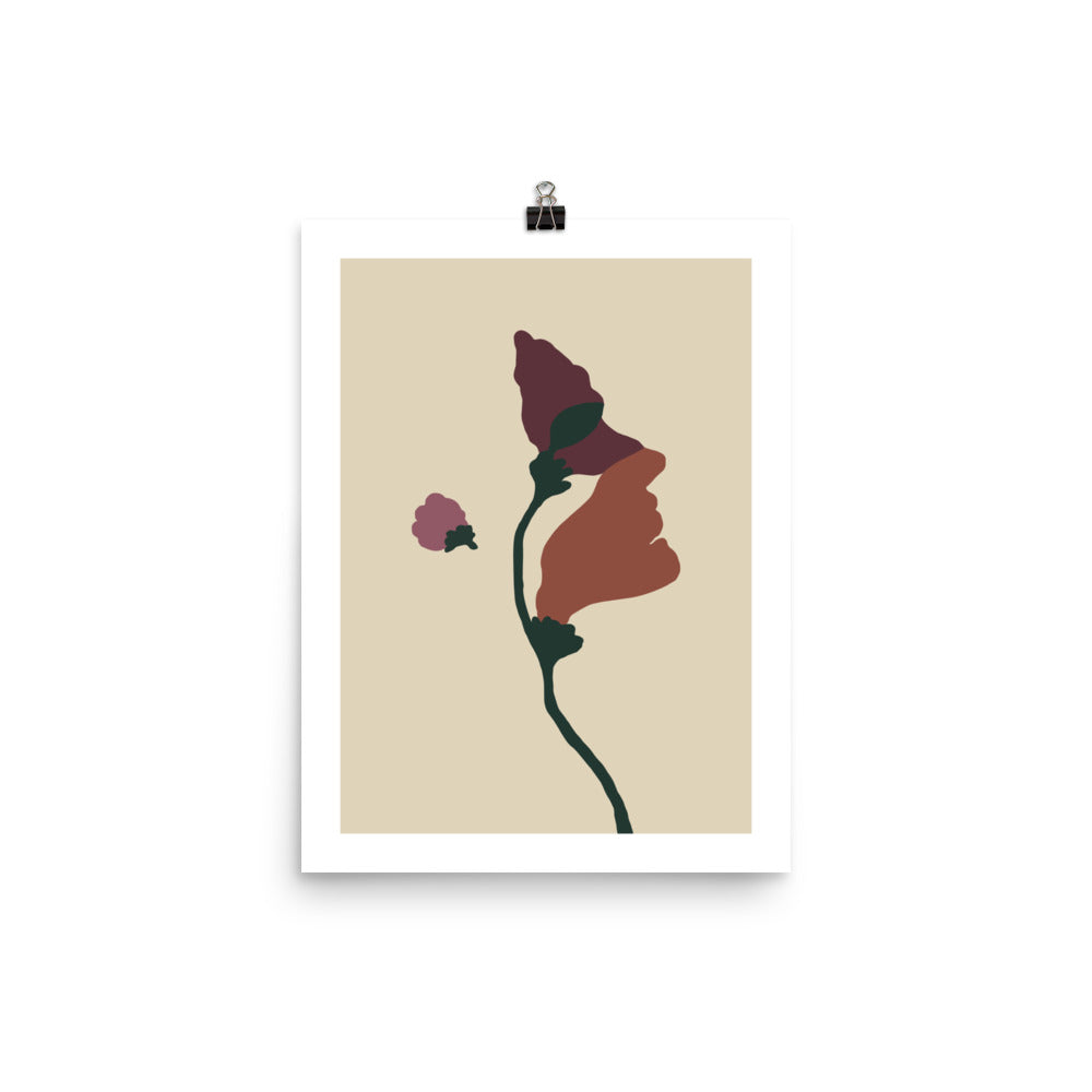 Minimalist print poster